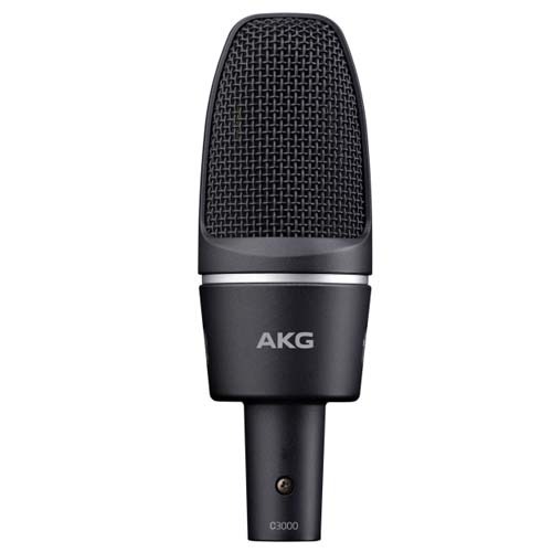 AKG C3000 콘덴서마이크 검정색 AKG C-3000 High-performance Large-Diaphragm Condenser Microphone 수입정품