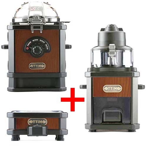 오띠모커피로스터기  J100CR+J300C쿨러+J200M그라인더 OTTIMO J-100CR+J-300C+J-200M Coffee Roaster+Cooler+Mill