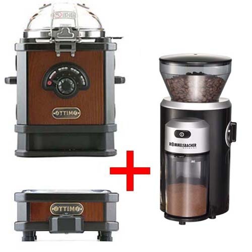 오띠모 커피로스터기 + 오띠모 커피쿨러 + 롬멜스바하 커피르라인더 OTTIMO J-100CR ROASTER +J300C COOLER + ROMMELSBACHER EKM-300 GRINDER