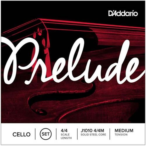 다다리오 J1010 프렐류드 첼로줄 세트 Daddario Prelude Cello Strings 4/4사이즈,미디엄
