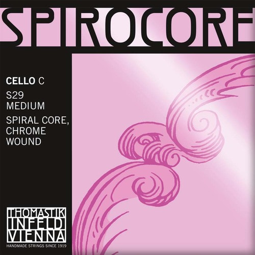 토마스틱인펠드 S29 스피로코레 첼로 C 낱선 Spirocore Cello C single 미디엄 텐션,크롬와운드
