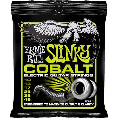 어니볼 2721 코발트 레귤러슬링키 일렉줄 1046 Ernieball Regular Slinky Cobalt 10-46 10,13,17,26,36,46