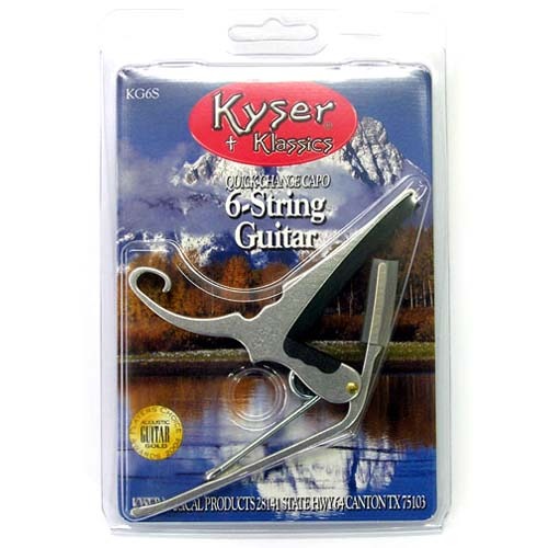 카이저 KG6S 카포 은색 Kyser Capo Silver