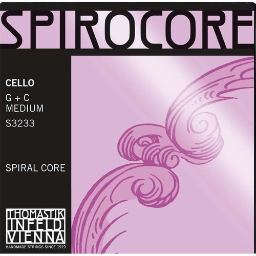 토마스틱인펠드 스피로코레 텅스텐 G+C 팩 Spirocore Cello Tungsten G+C S32+S33 . 미디엄 텐션